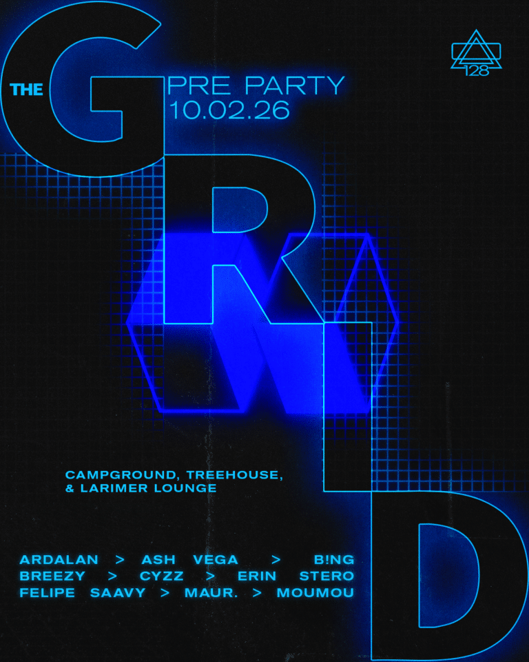 The GRID Pre Party — 2 October 2026, Campground, Treehouse & Larimer Lounge