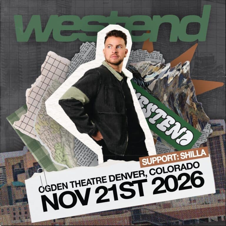 Westend with support from Shilla — 21 November 2026, Ogden Theatre, Denver